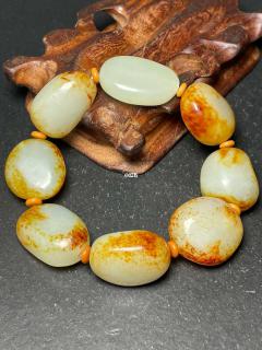和田玉原石手串